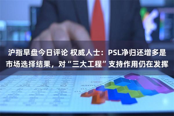 沪指早盘今日评论 权威人士：PSL净归还增多是市场选择结果，对“三大工程”支持作用仍在发挥