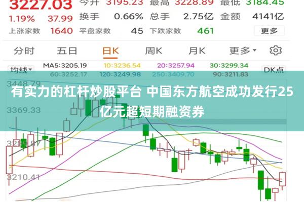 有实力的杠杆炒股平台 中国东方航空成功发行25亿元超短期融资券