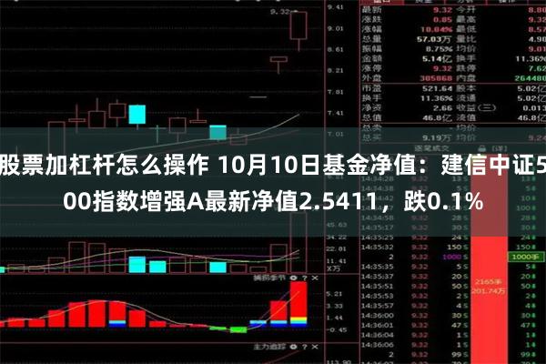 股票加杠杆怎么操作 10月10日基金净值：建信中证500指数增强A最新净值2.5411，跌0.1%